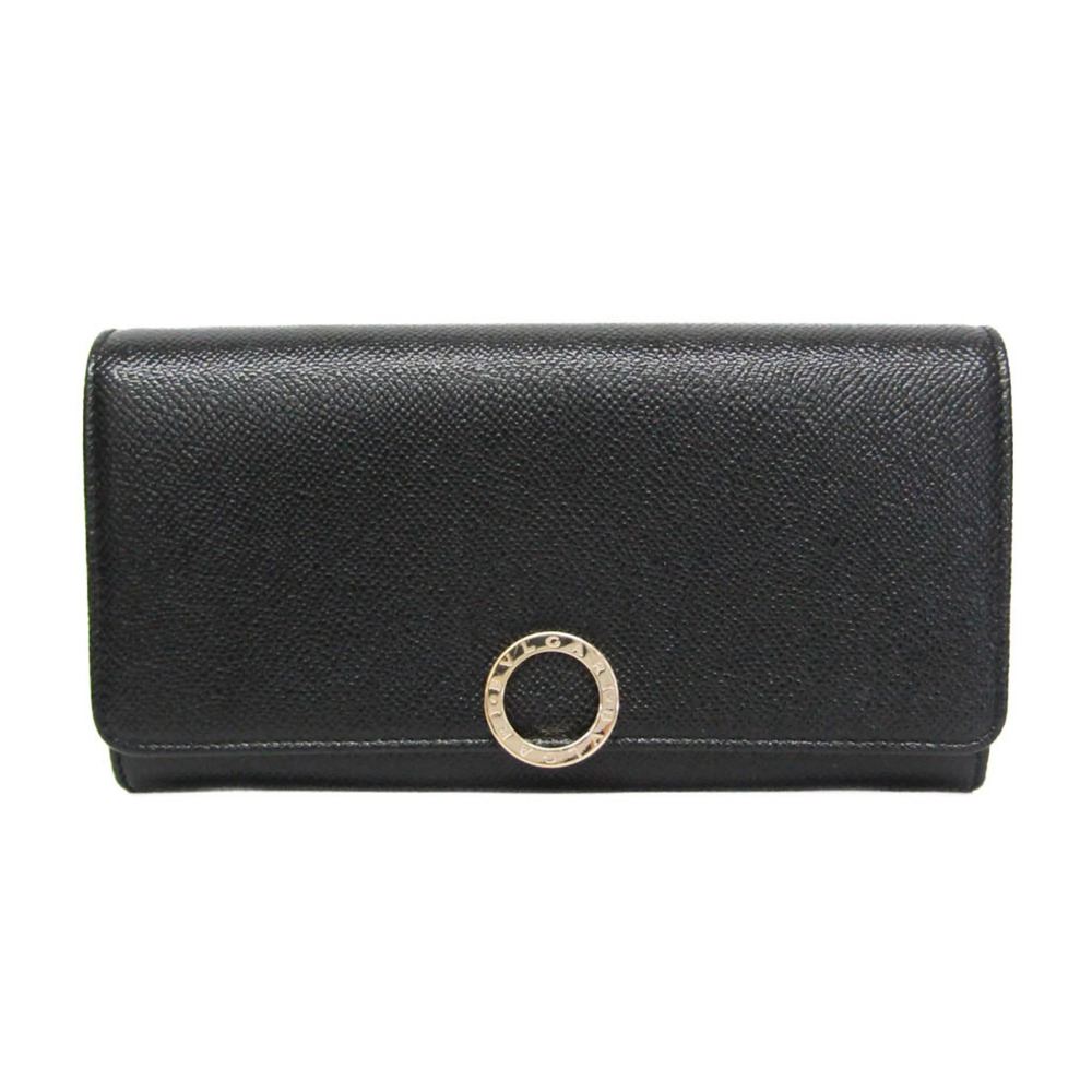 Bvlgari Bvlgari Bvlgari Women's Leather Long Wallet (bi-fold) Black